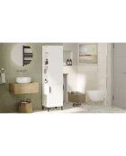 Armoire polyvalente blanchh - 45x173.6x35.5 cm