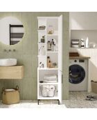 Armoire polyvalente blanchh - 45x173.6x35.5 cm