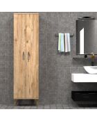 Armoire de salle de bain pin atlantique - 49x184.6x32 cm