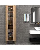 Armoire de salle de bain pin atlantique - 49x184.6x32 cm