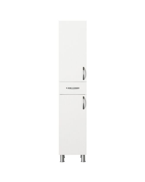 Weißer Badezimmerschrank - 35x179x31,3 cm