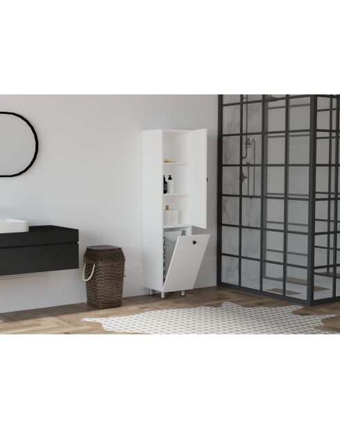 Mueble de baño blanco - 35x154,8x31,9 cm