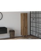 Mueble de baño en nogal - 35x154,8x31,9 cm