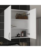 Armoire de salle de bain blanche - 70x80x27.1 cm