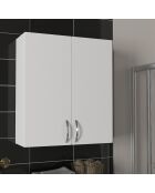 Armoire de salle de bain blanche - 70x80x27.1 cm