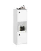 Armoire de salle de bain blanche - 38.6x120x35 cm