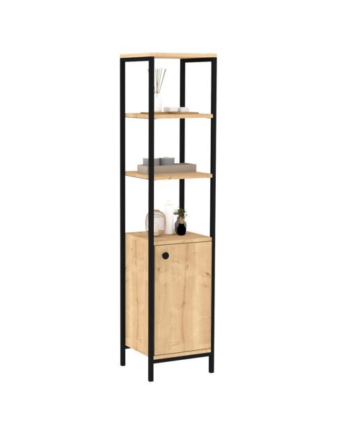 mueble de baño marrón/antracita - 161,8 x 38 x 34 cm