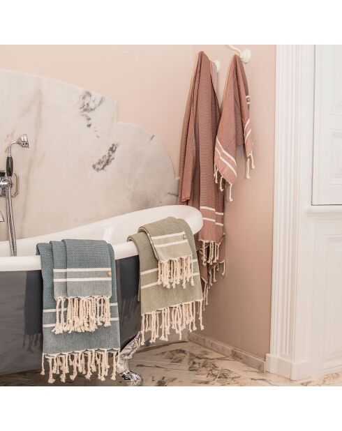 Stockholmer Badezimmer-Set mit Bodenfliesen, 3-teilig