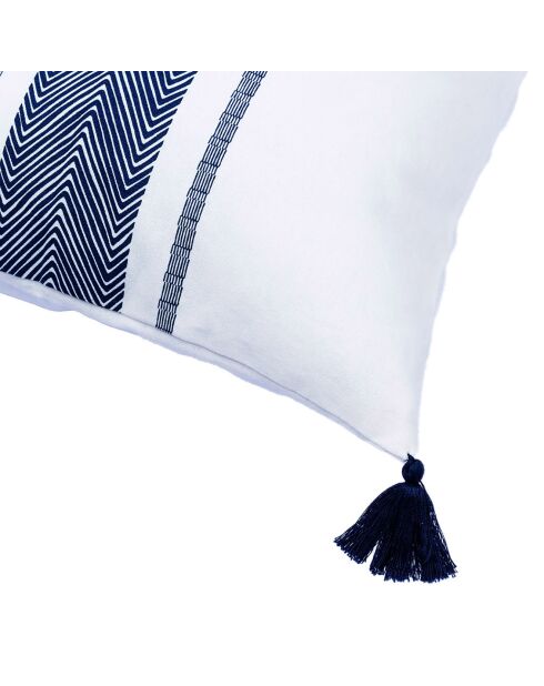 Housse de coussin Alentejo bleu nuit - 60x40 cm