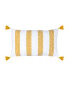 Housse de coussin Evora moutarde - 50x30 cm