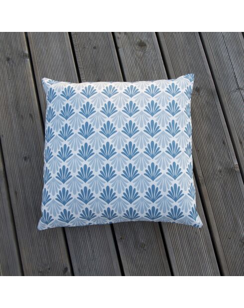 Funda de cojín de exterior azul pavo real - 50x50 cm