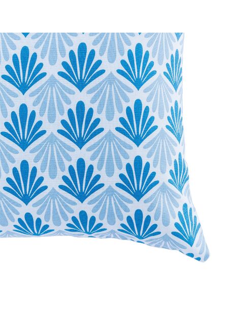 Funda de cojín de exterior azul pavo real - 50x50 cm