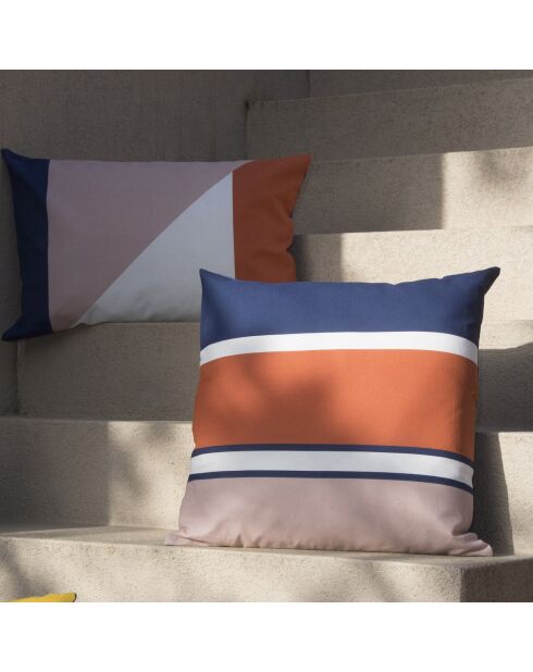 Housse de coussin d'extérieur Luz terracotta - 50x50 cm