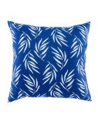 Housse de coussin d'extérieur Foliage bleu marine - 50x50 cm