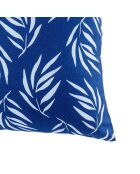 Housse de coussin d'extérieur Foliage bleu marine - 50x50 cm