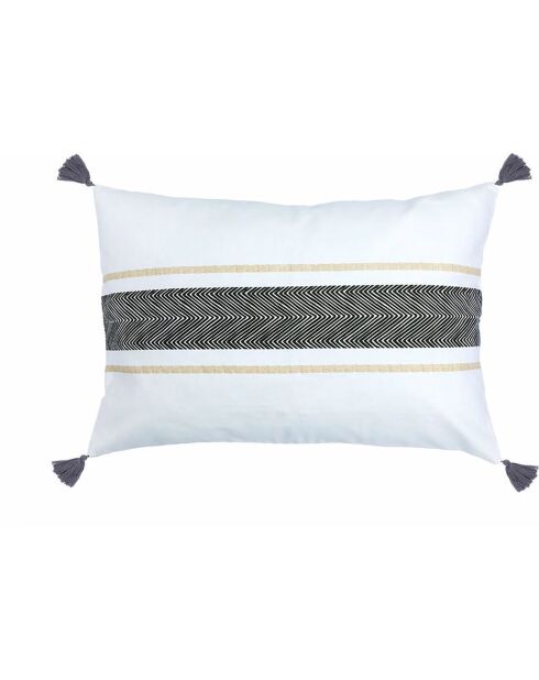 Housse de coussin Alentejo ardoise - 60x40 cm