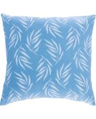 Housse de coussin d'extérieur Foliage bleu ciel - 50x50 cm