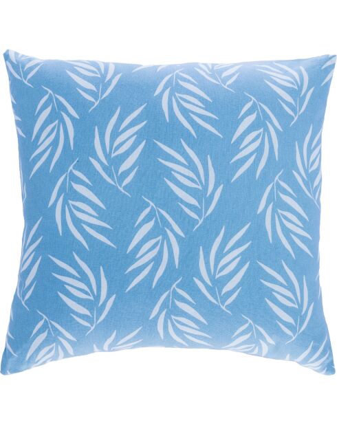 Housse de coussin d'extérieur Foliage bleu ciel - 50x50 cm