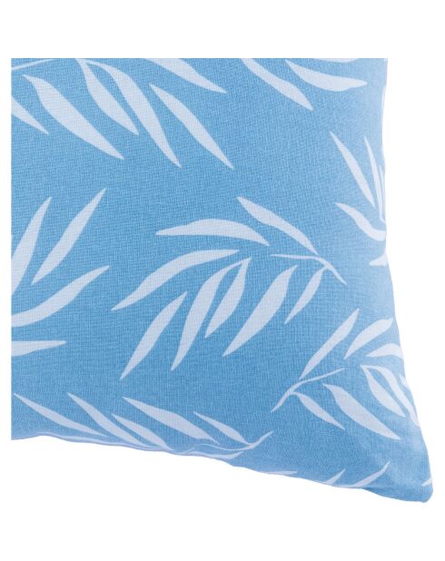 Housse de coussin d'extérieur Foliage bleu ciel - 50x50 cm