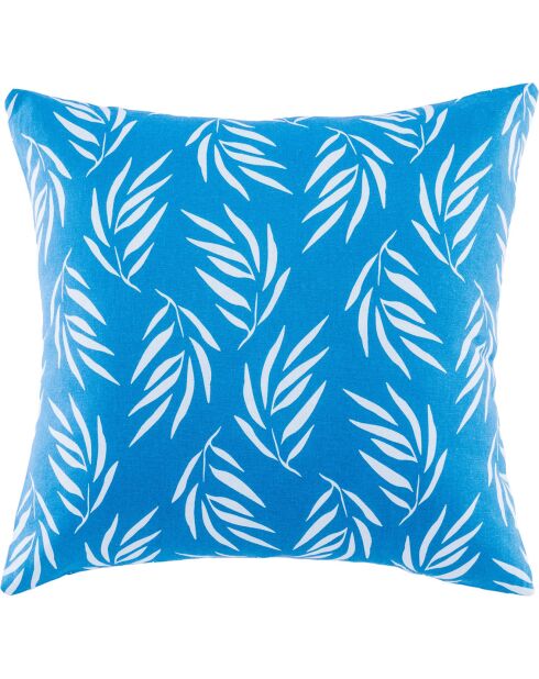 Funda de cojín de exterior Blue Foliage - 50x50 cm