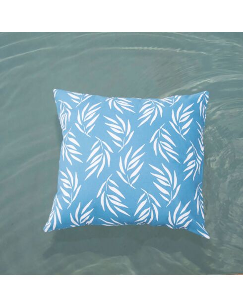 Funda de cojín de exterior Blue Foliage - 50x50 cm