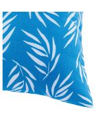 Housse de coussin d'extérieur Foliage bleue - 50x50 cm