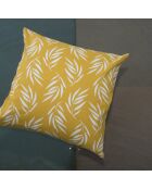 Housse de coussin d'extérieur Foliage jaune - 50x50 cm