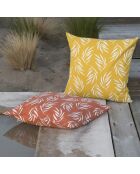 Housse de coussin d'extérieur Foliage jaune - 50x50 cm