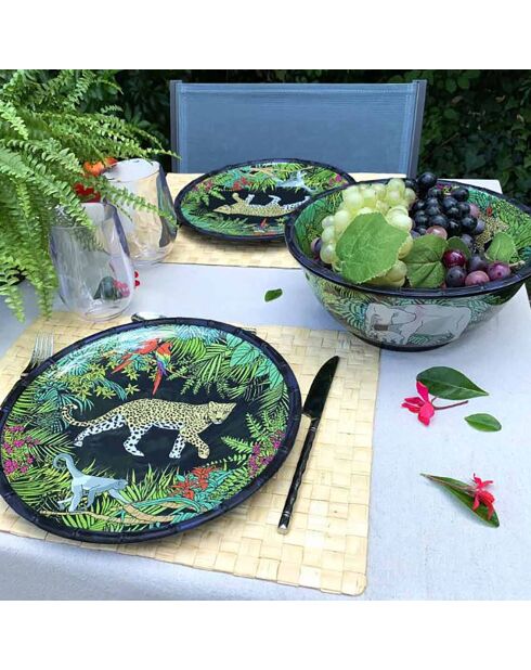 Saladier profond Jungle multicolore - 3 L