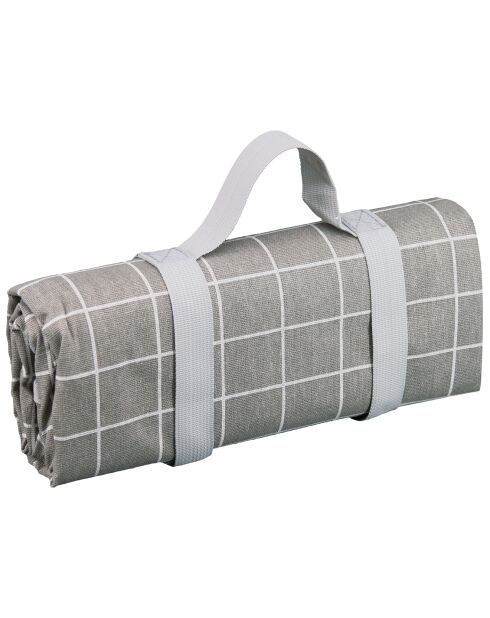 Concorde graue wasserdichte Tischdecke - 140x140 cm