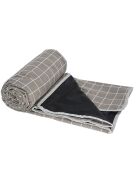 Concorde graue wasserdichte Tischdecke - 140x140 cm