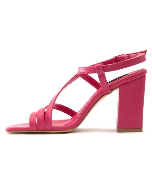 Sandali Illy fucsia - tacco 8,5 cm