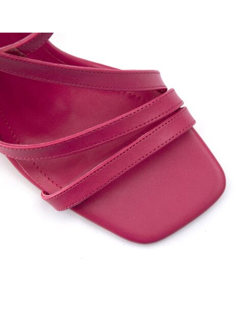 Sandali Illy fucsia - tacco 8,5 cm