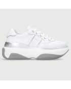 Sneakers June blanc/gris