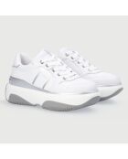 Sneakers June blanc/gris