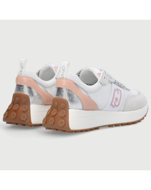 Sneakers Lolo blanc/saumon