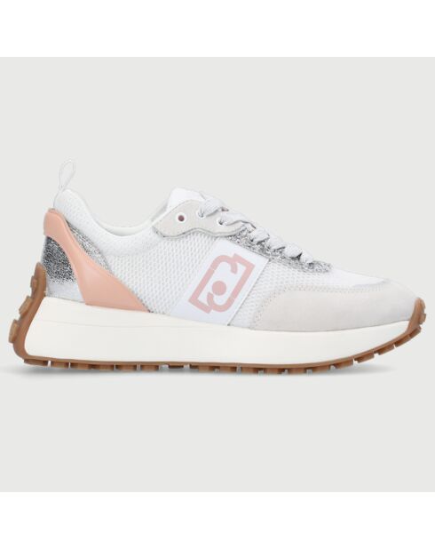 Sneakers Lolo blanc/saumon
