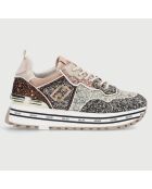 Sneakers May gris/beige/marron
