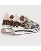 Sneakers May gris/beige/marron