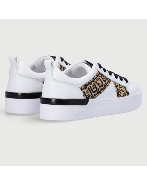Sneakers Silvia blanc/léopard