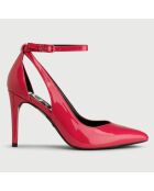 Escarpins en Cuir Vickie fuchsia