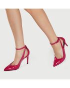 Escarpins en Cuir Vickie fuchsia