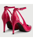 Escarpins en Cuir Vickie fuchsia