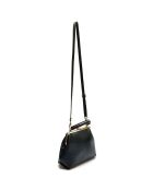 Sac à main en Cuir Anais noir - 21x28x11cm