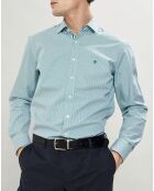 Chemise Slim Fit Milleraies vertes