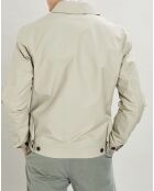 Blouson en toile unie beige