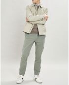 Blouson en toile unie beige