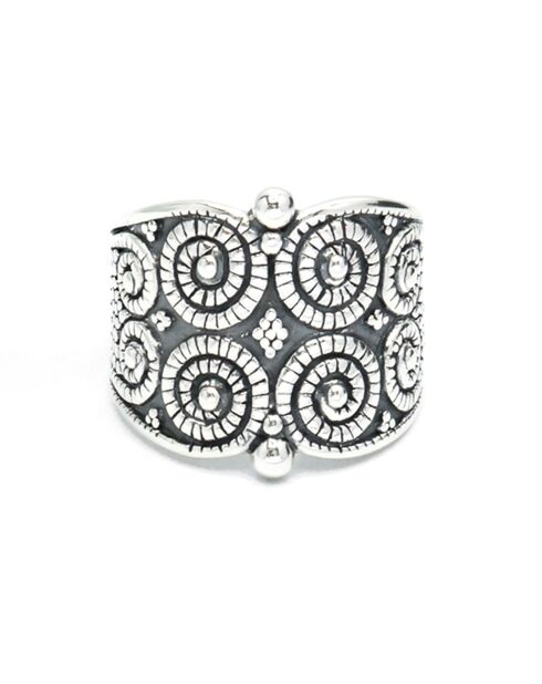 Coyotli Ring aus Sterlingsilber