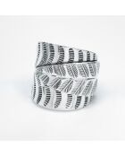 Tezcacoatl Ring aus Sterlingsilber