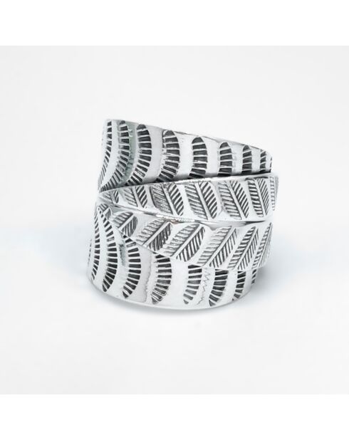 Tezcacoatl Ring aus Sterlingsilber